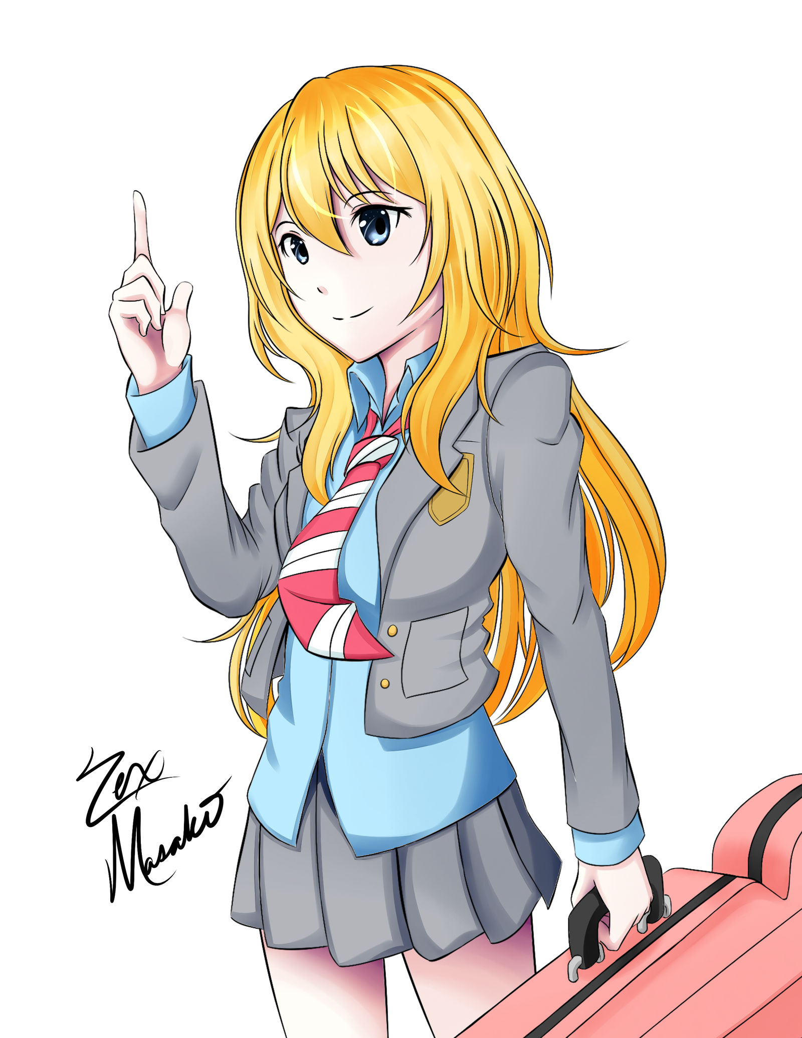 Your Lie In April Kaori Miyazono By Zexmasaki On Deviantart