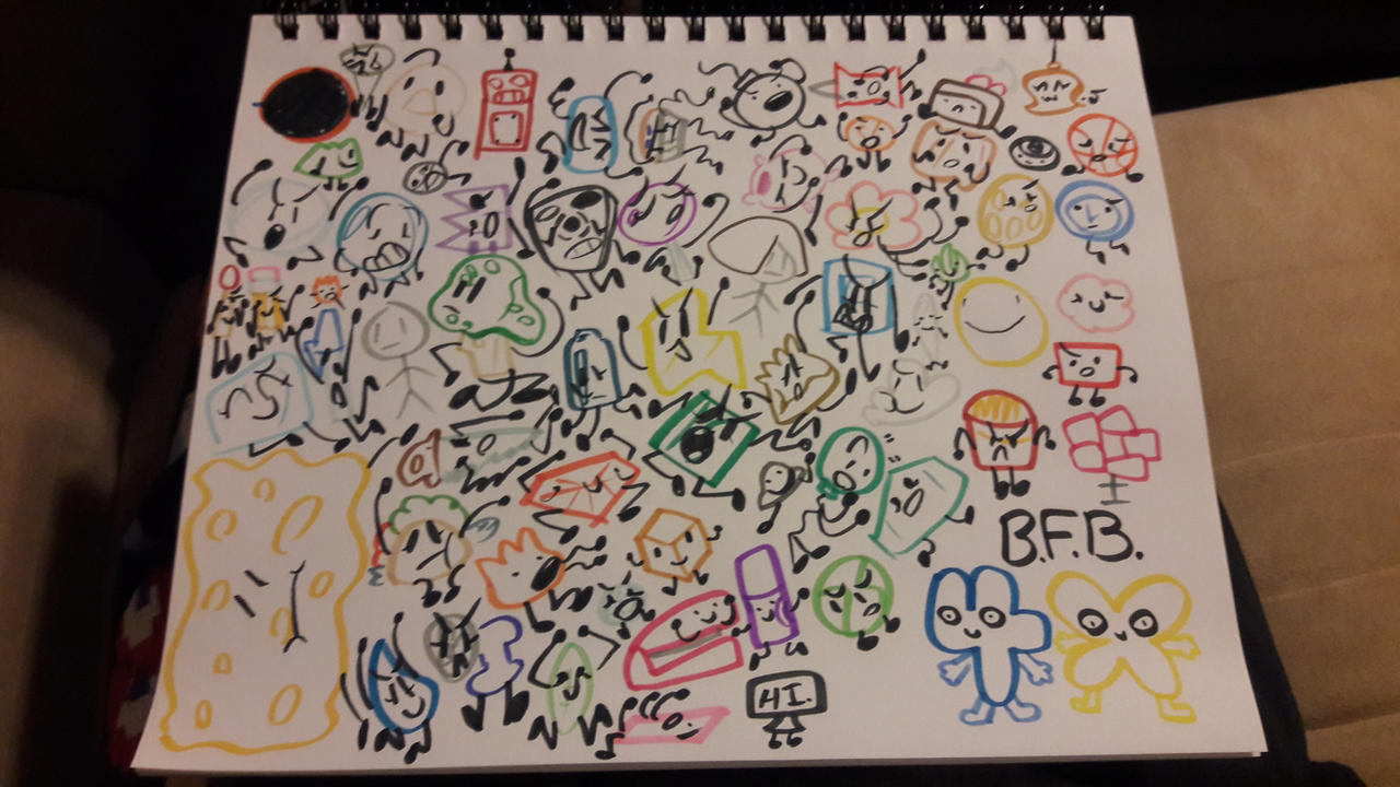 Bfb Hand Draw BFB by DanielGreenInkling on DeviantArt
