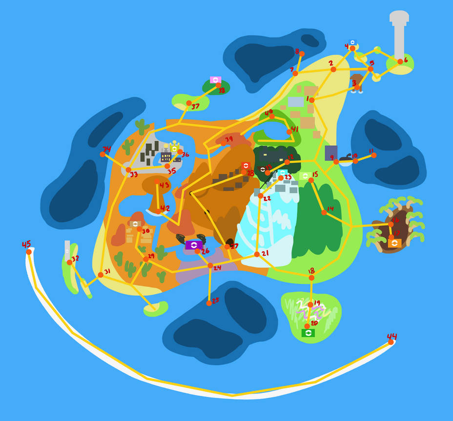 Fakemon Region in Pokemon by DanielGreenInkling on DeviantArt