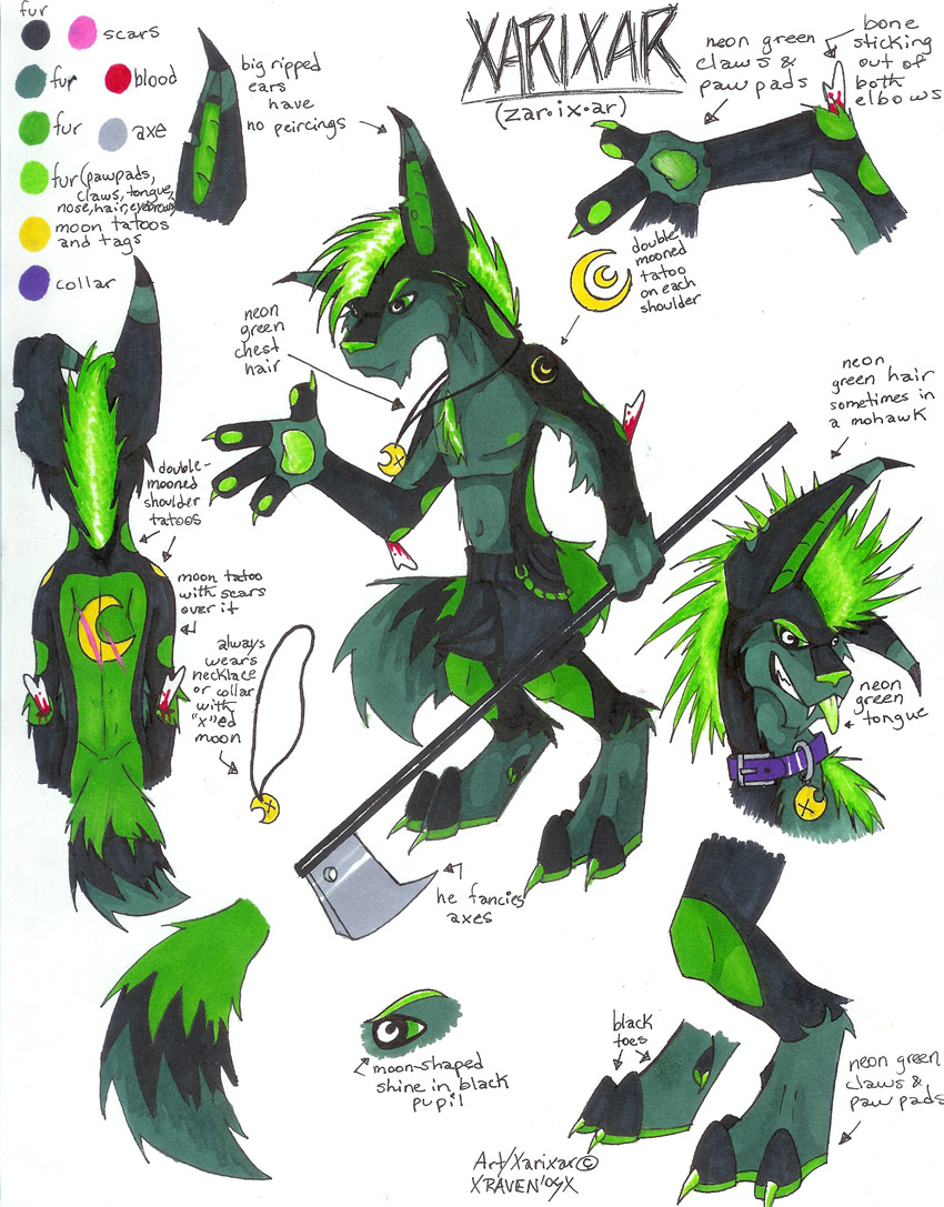 Xarixar Ref Sheet