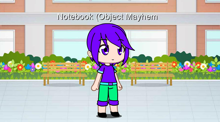 Notebook (Object Mayhem) in Gacha Club by FlashlightPPT2Art on DeviantArt