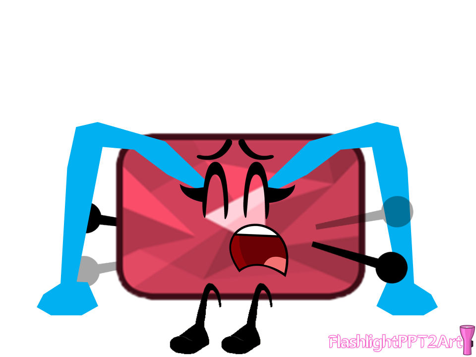 Ruby Play Button (Irrational Items) Crying by FlashlightPPT2Art on ...