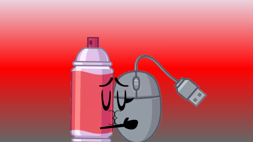 Spraying Computer Mouse Mouse X Spraypaint (The Nightly Manor) by FlashlightPPT2Art on DeviantArt