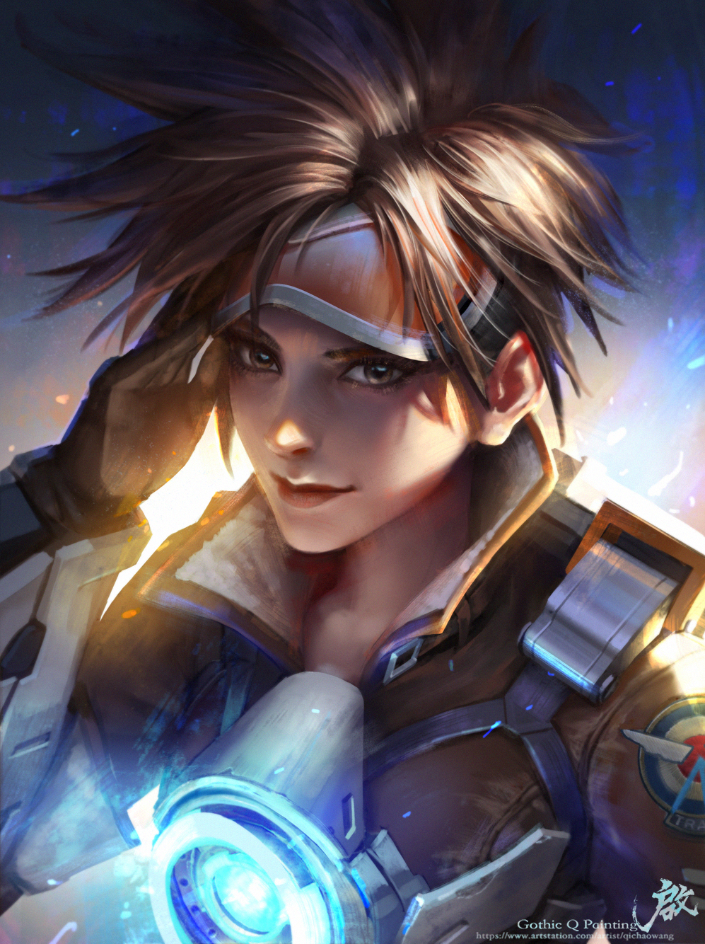 Fan art Tracer - Overwatch by AshiroK-on on DeviantArt