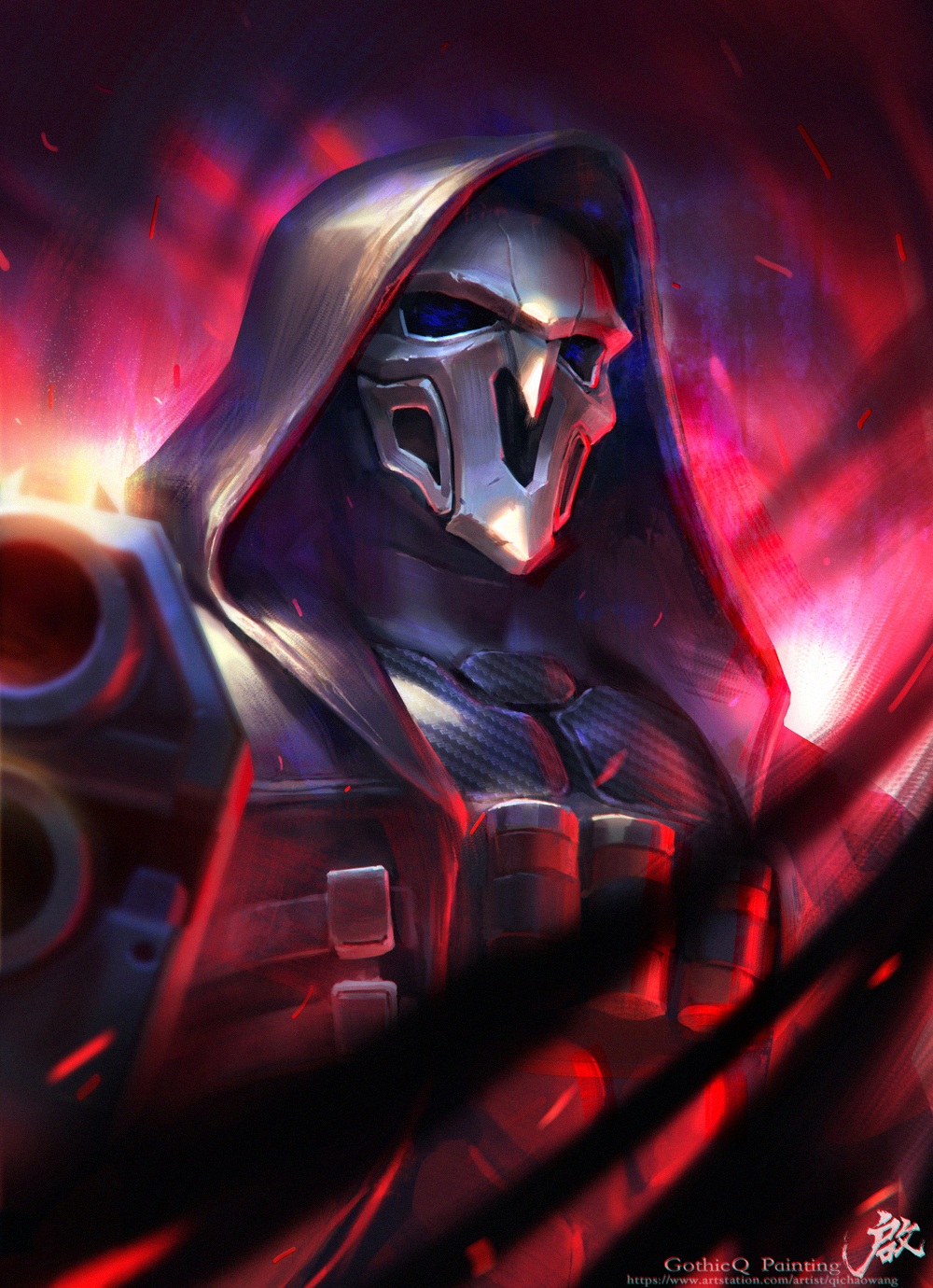 OVERWATCH REAPER by GothicQ on DeviantArt