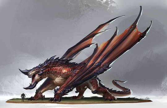 Red dragon concept