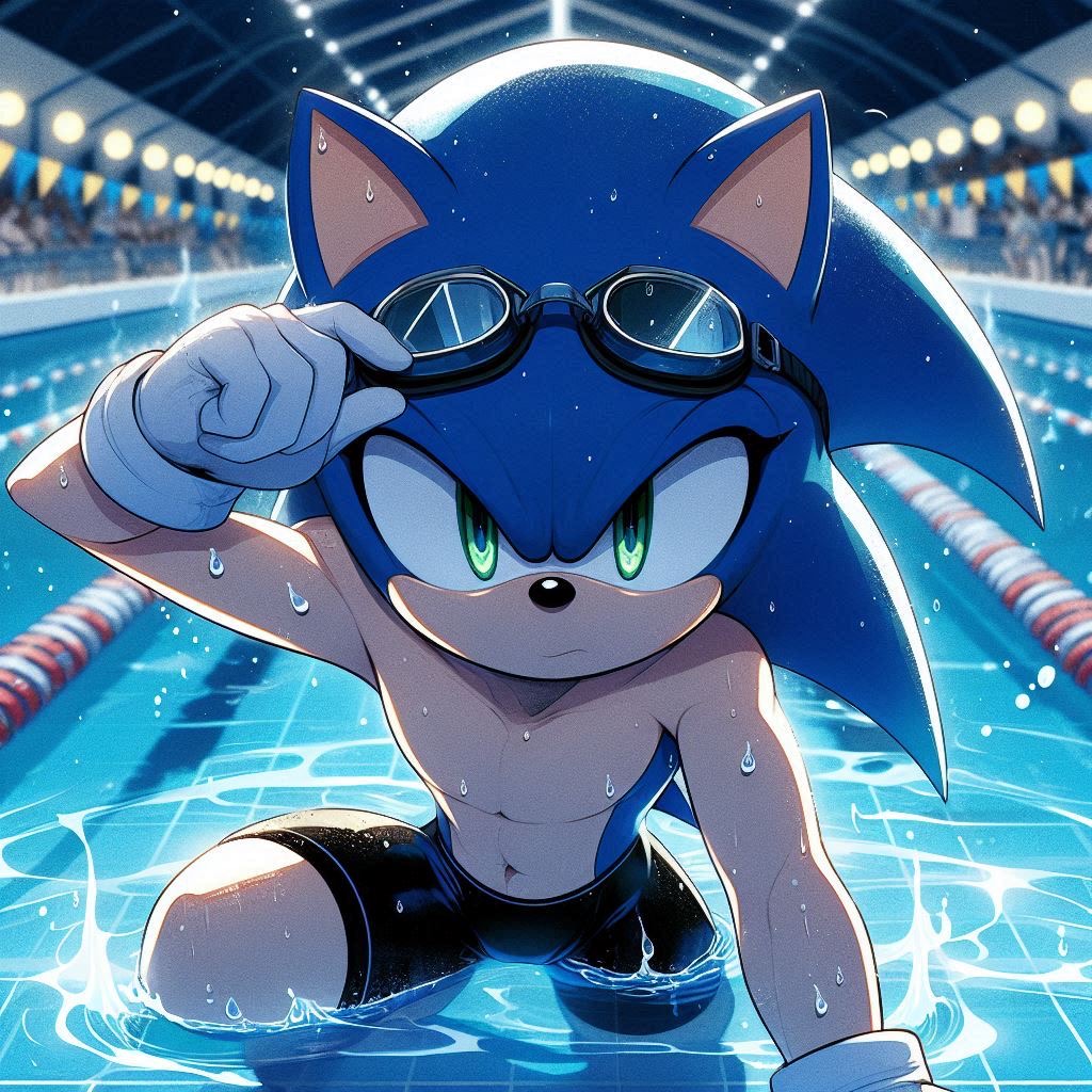 Sonic The Hedgehog Olympic Swimmer By Bumblejacob1998 On DeviantArt sonic-the-hedgehog-olympic-swimmer-by-bumblejacob1998-on-deviantart