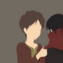 Eren + Mikasa (Attack on Titan)