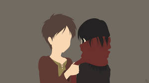 Eren + Mikasa (Attack on Titan) by ncoll36 Eren + Mikasa (Attack on Titan) by ncoll36