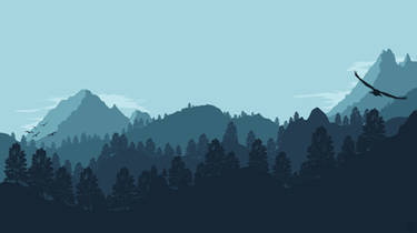 Landscape [1] - Forest Mountain