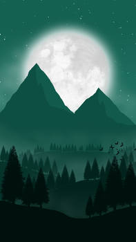 Landscape [7] - Moonlight Mountain