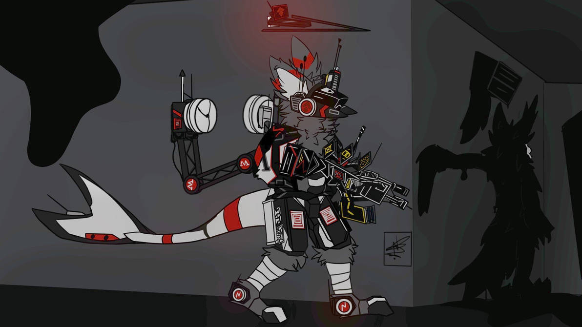 Protogen Falling changed furry . protogen by Daxzell on DeviantArt