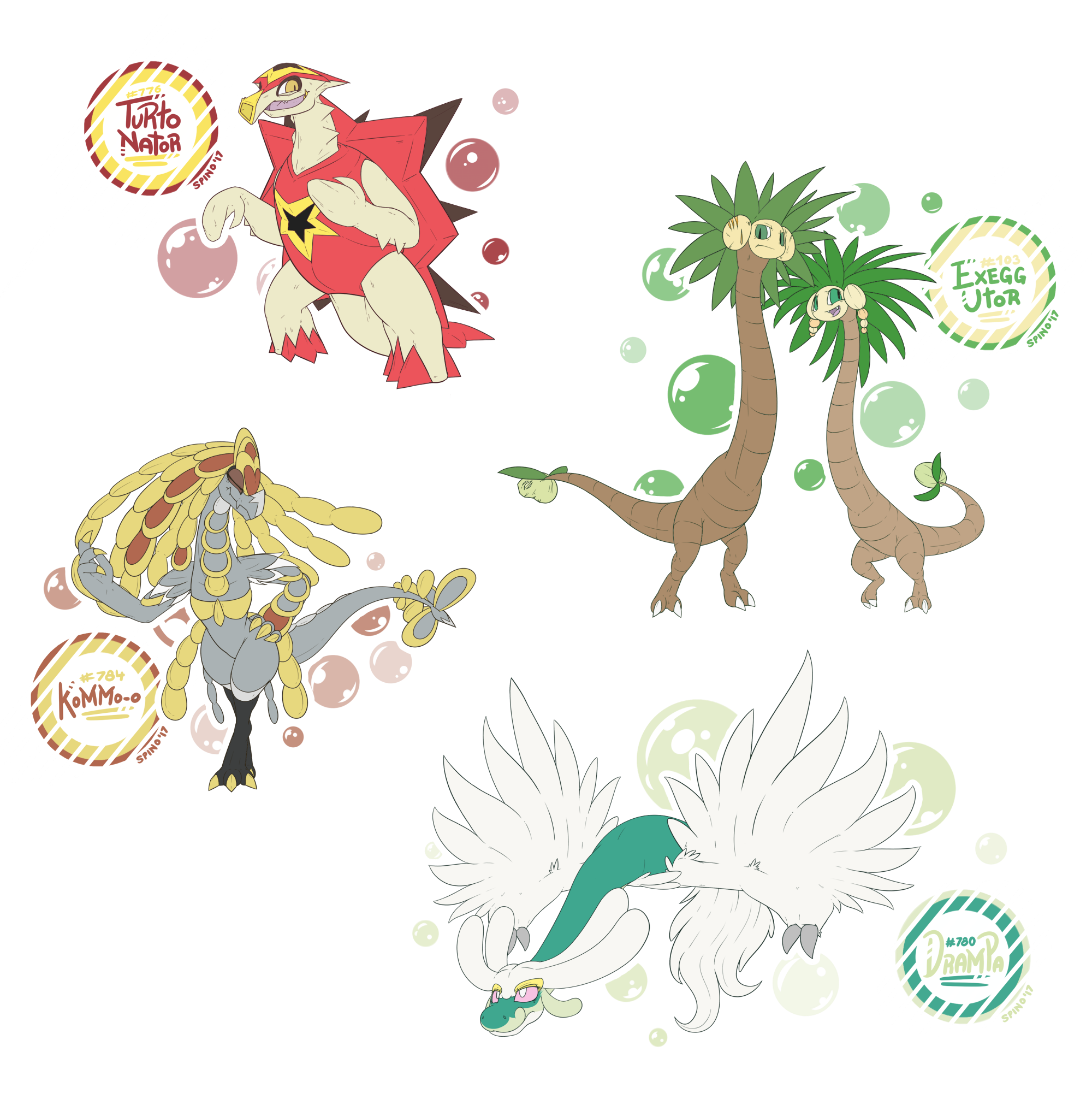 Dragons of Alola by SpinoOne on DeviantArt