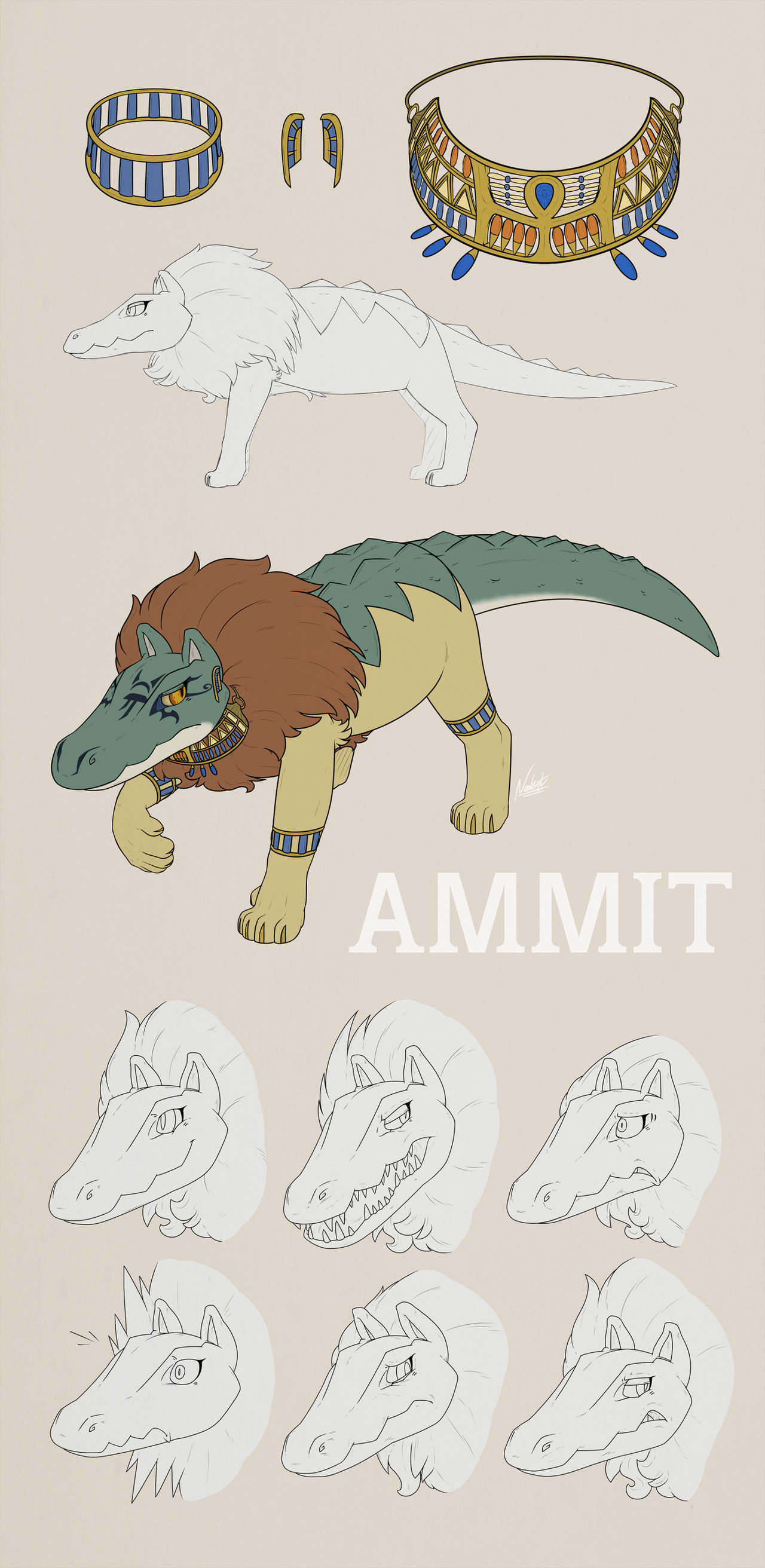 Ammit Color Ammit - Reference by SpinoOne on DeviantArt