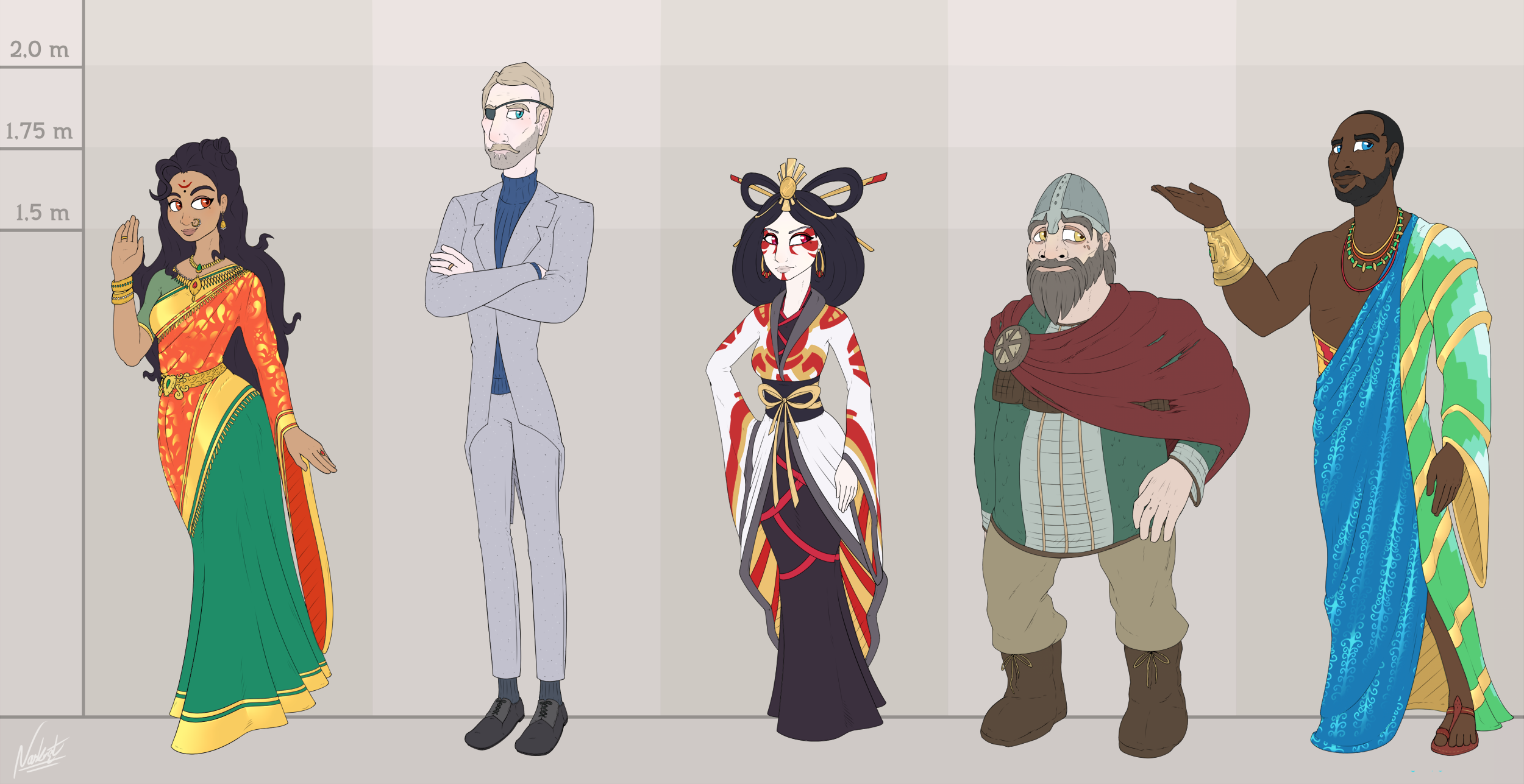 Character Design Practice: Gods And Goddesses by SpinoOne on DeviantArt