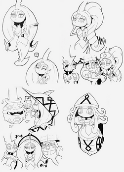 Inked Tapu Fini Doodles