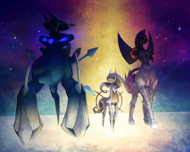 Dialga, Palkia, and Giratina Origin Forme by Halo2dragon on DeviantArt