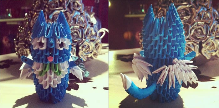 3D Origami: Happy (Fairy Tail)