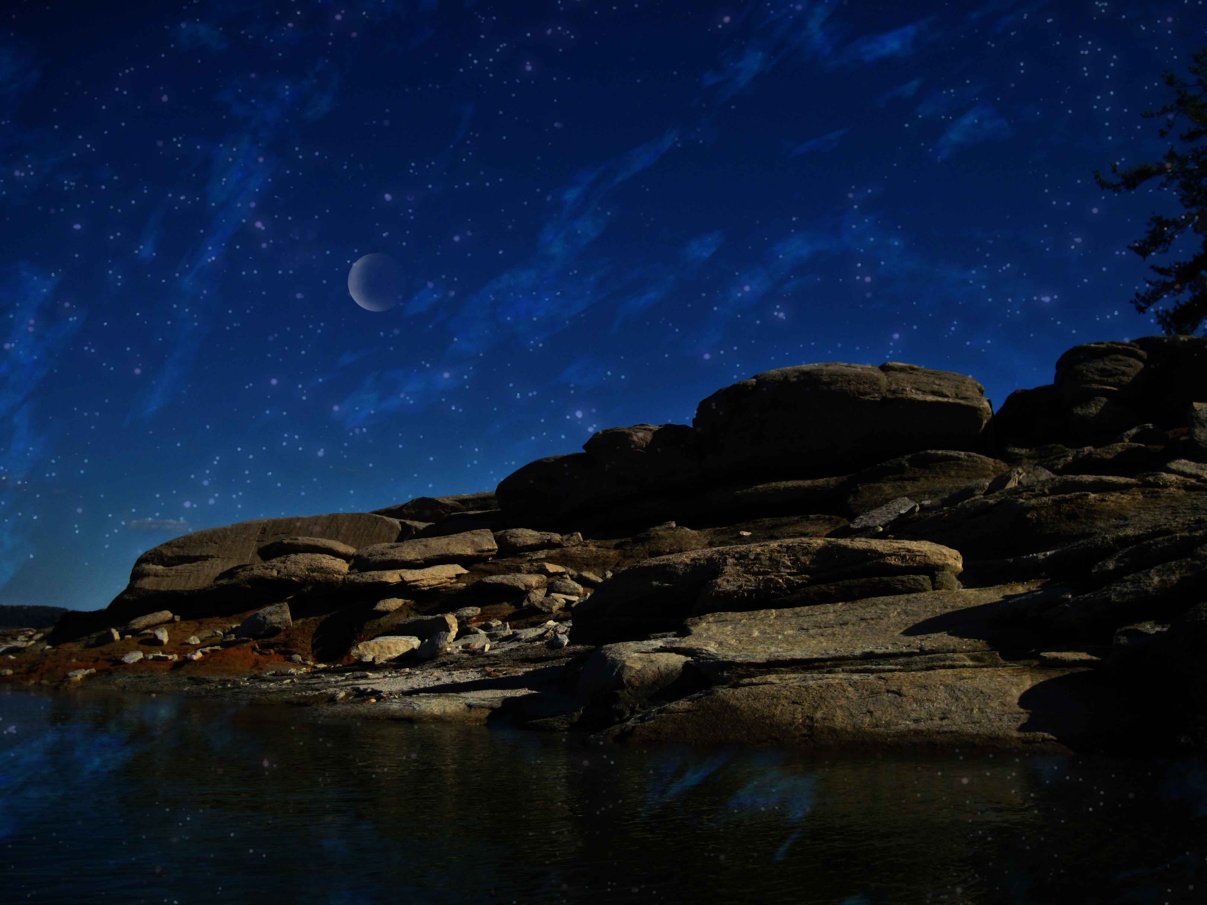 Starry Night - Premade Background