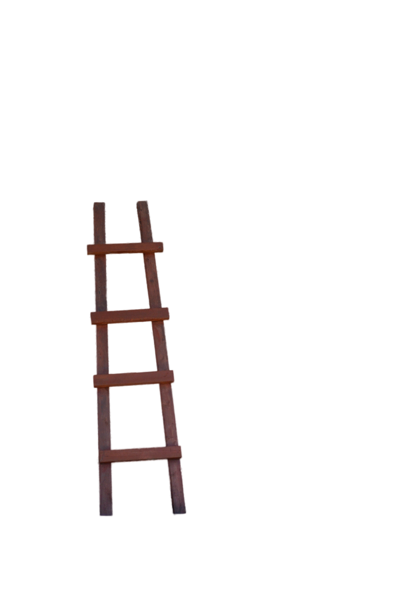 Wooden Ladder Stock Photo -  PNG