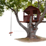 Tree House Stock Photo-0117-PNG