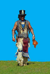 Native American Indian Figure Stock Photo 0183