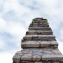 Staircase in the Clouds Background Stock PNG 0180 