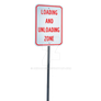 LOADING And UNLOADING Street Sign Stock  0104 PNG