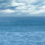 Ocean Landscape in Blues stock Photo Background FI