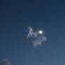 Solar Eclipse Dark Sky Stock Photo 0061 BLUE SKY