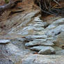 Stacked Rocks Forest Background Stock Photo 0127