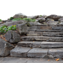 Stone Rock Steps PNG Ground Stock 0256 Combo 2