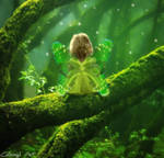Go green contest entry - Forest Fairy by Calhingil