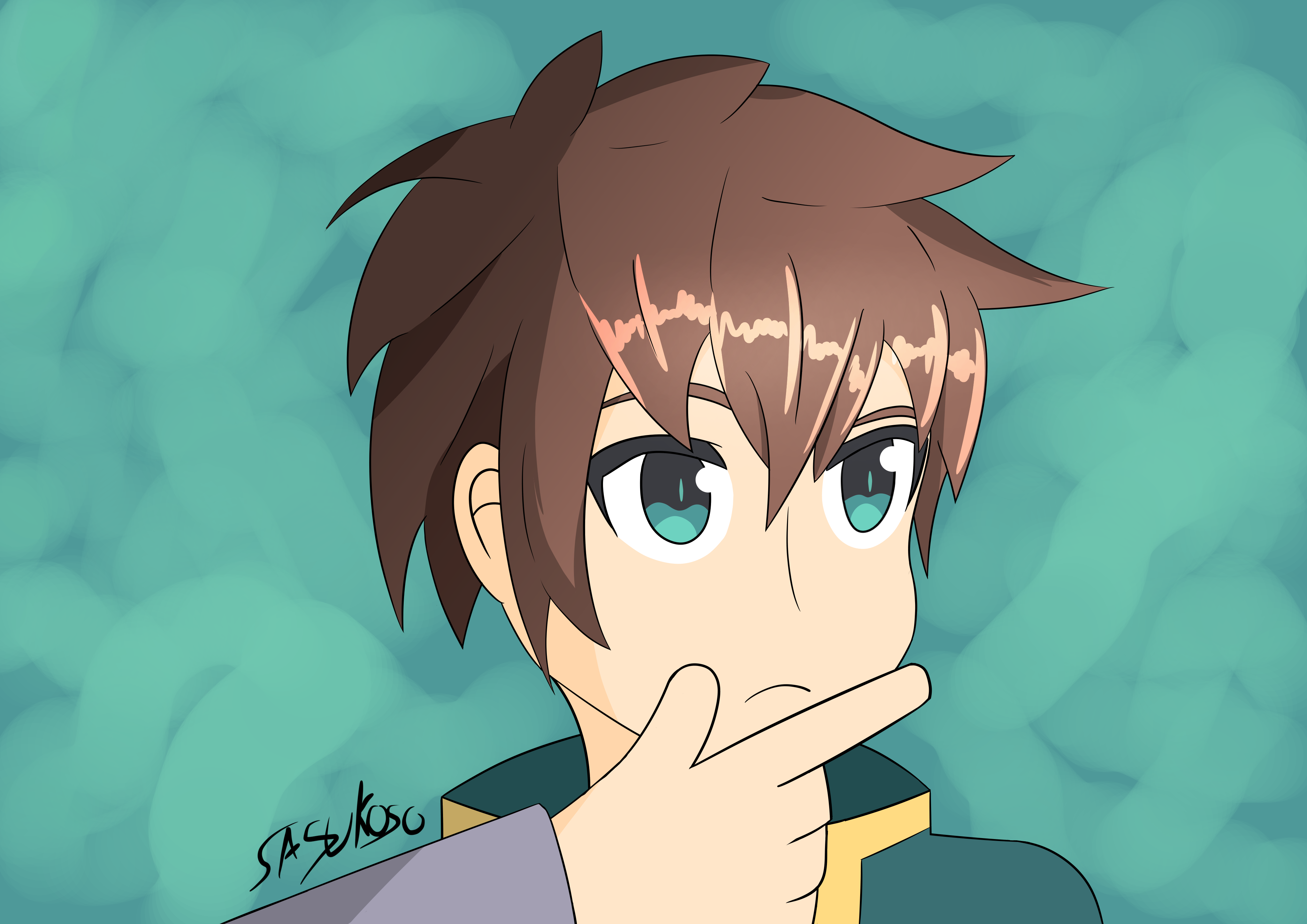 Satou Kazuma by Ultra-Shounen-Kai-Z on DeviantArt