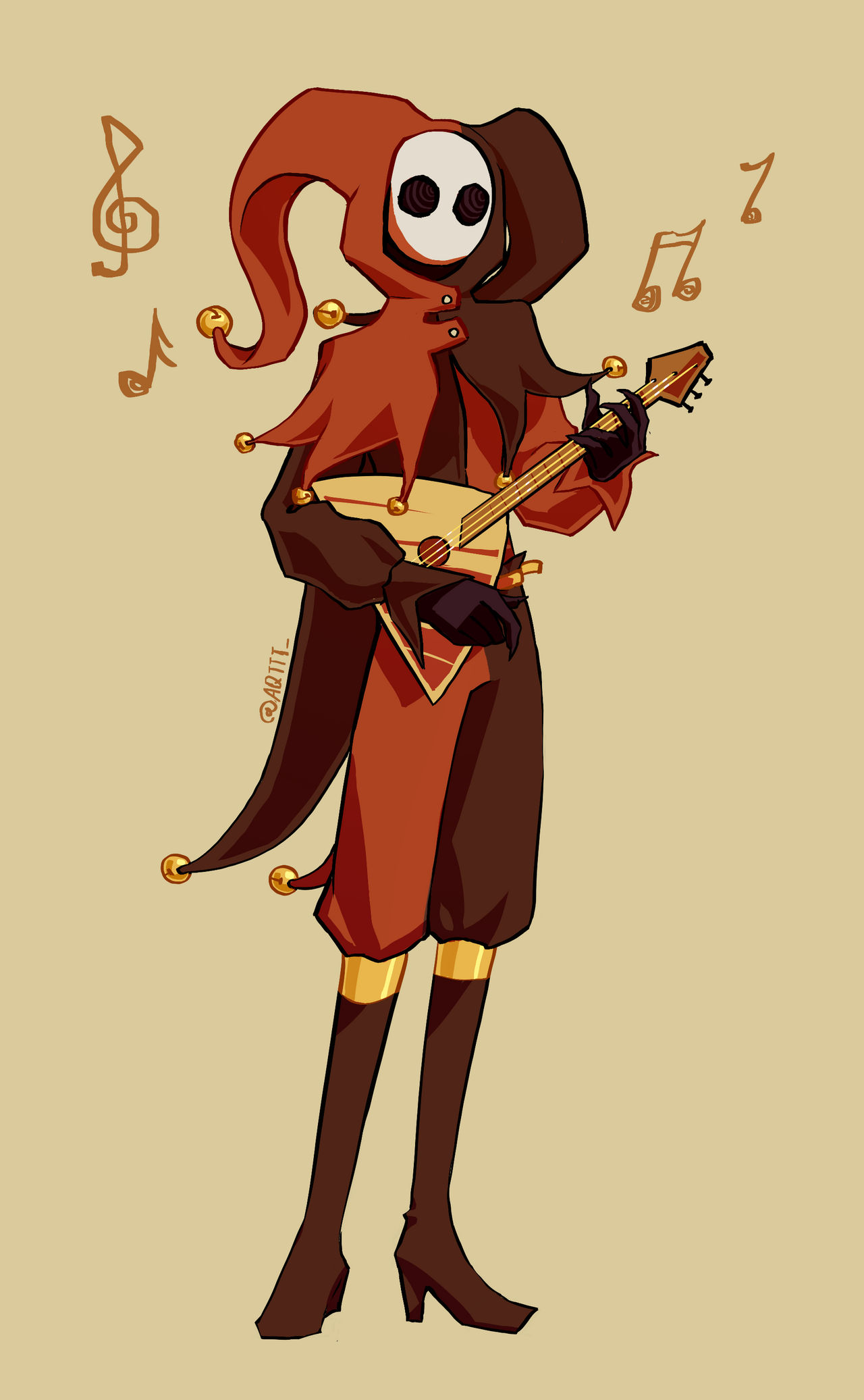 Jester bard by aqualittt on DeviantArt