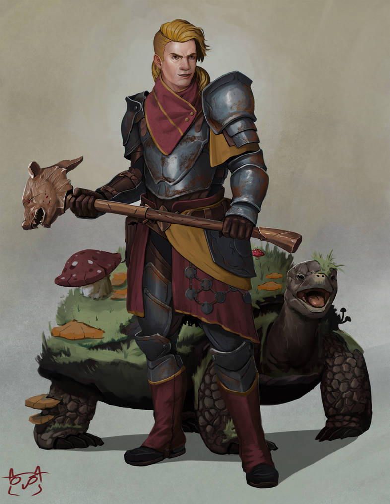 knight with turtle by TheGreaterDesign on DeviantArt