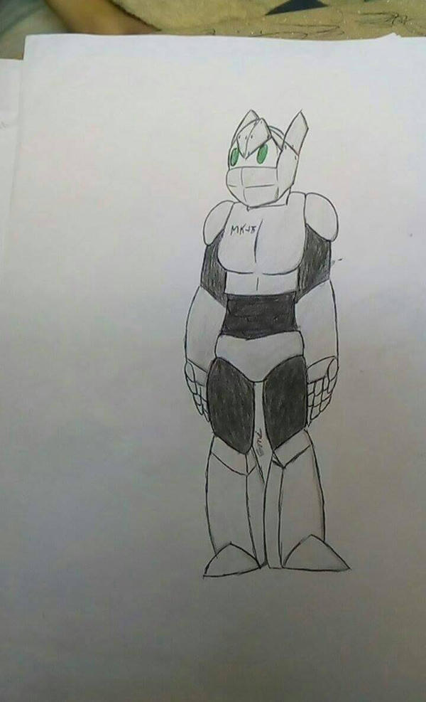 Android cyborg girl(old draw) by TheRubyTales on DeviantArt