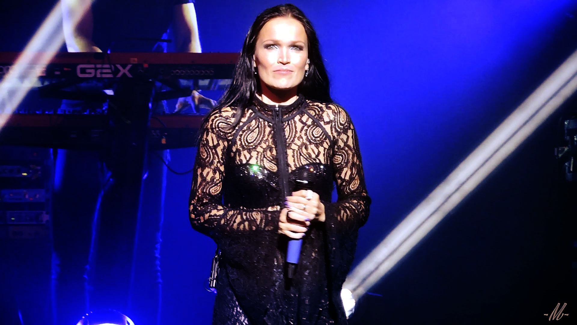 Tarja's staring at us