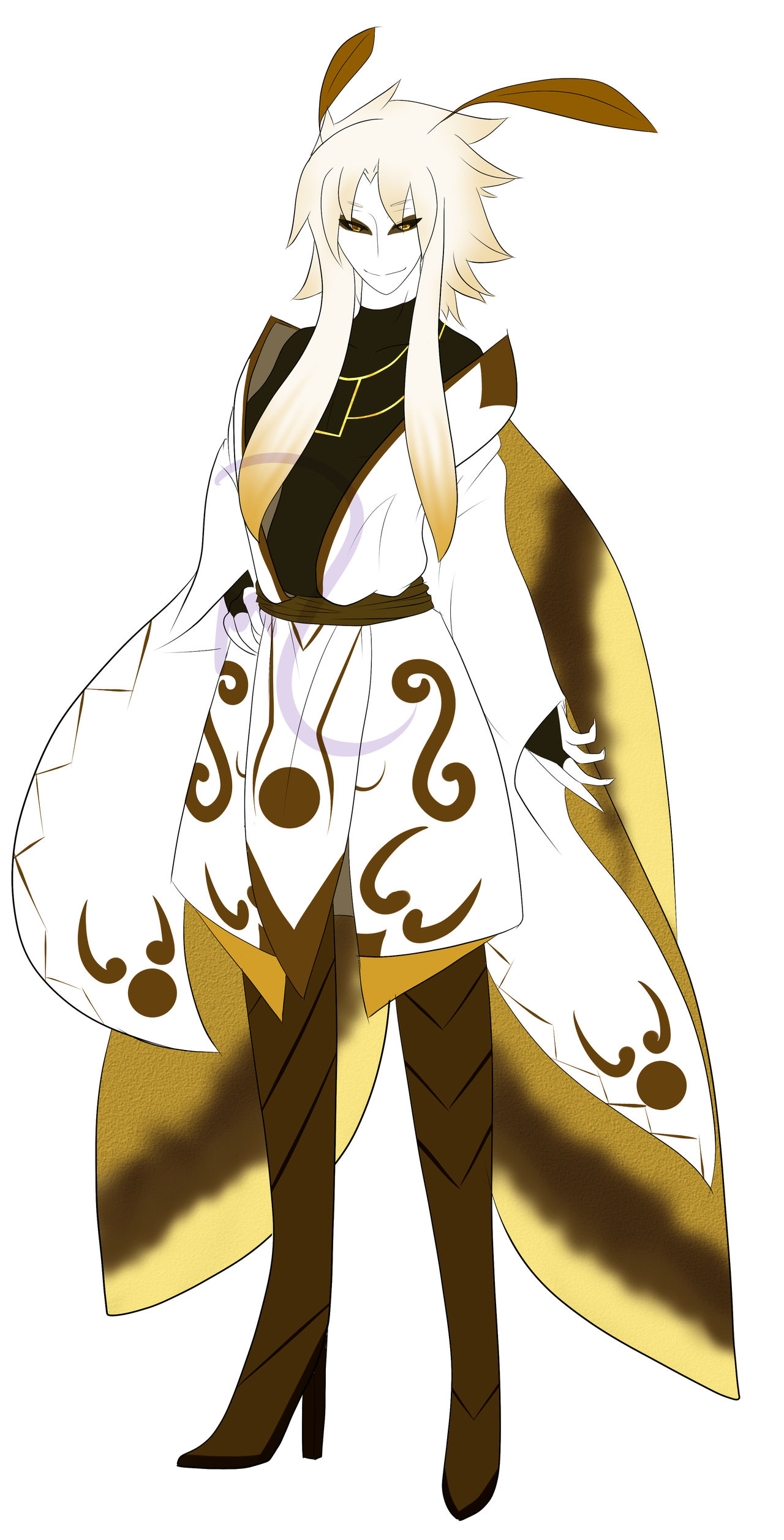Moth character by MewShuu on DeviantArt