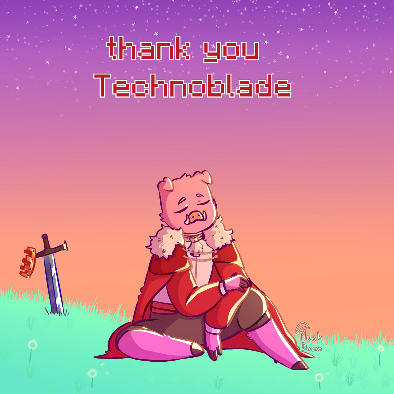 Dream says goodbye to Technoblade 