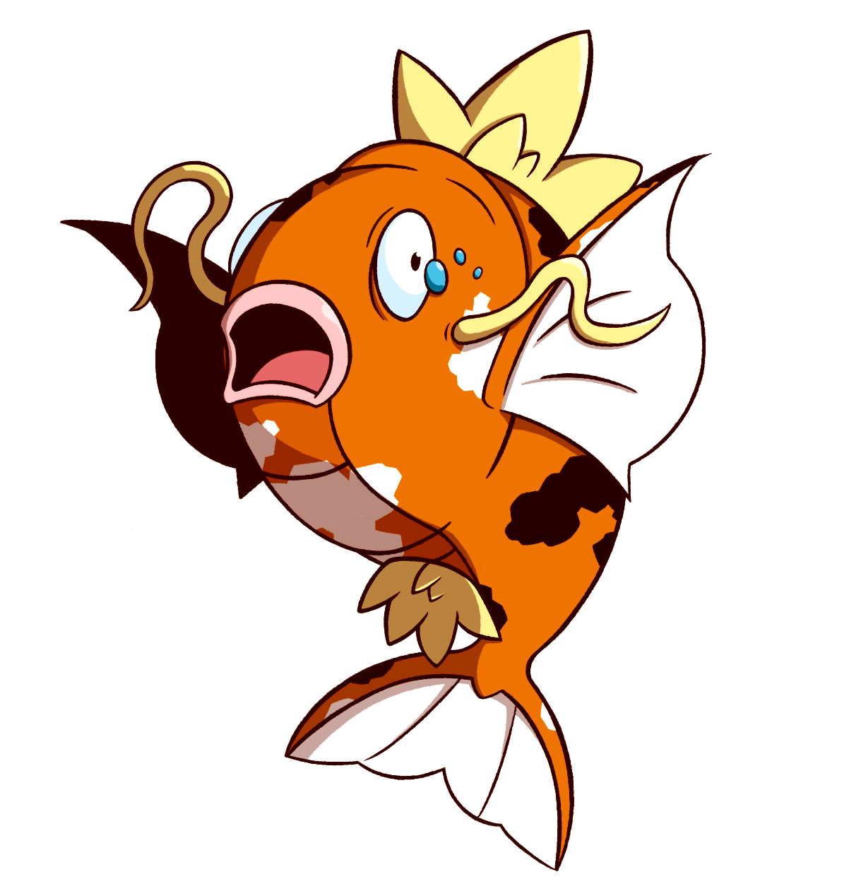 Calico Magikarp Sticker by FinalFrantasy on DeviantArt