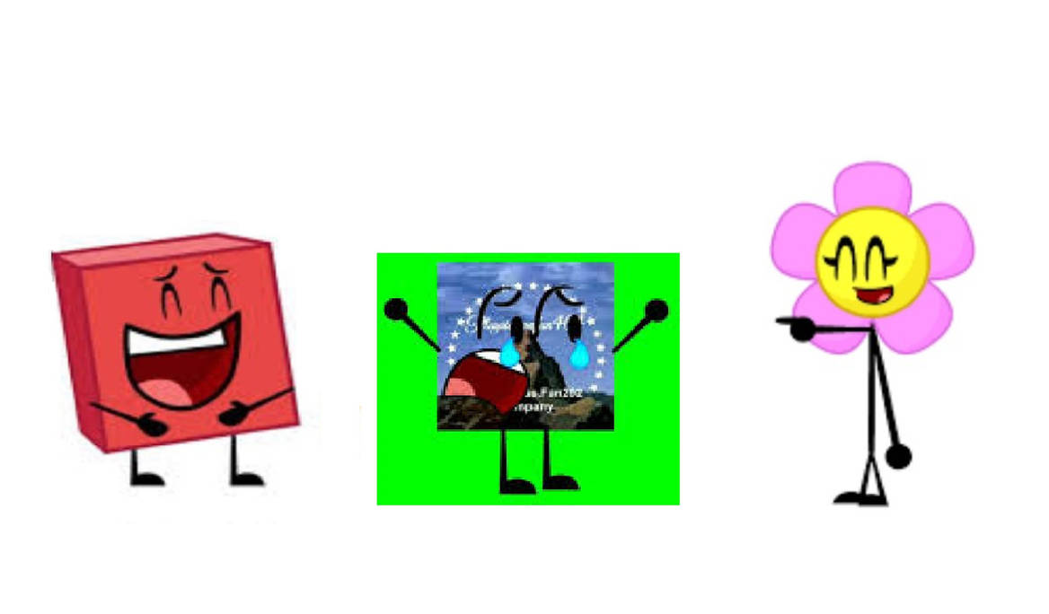 Blocky and Flower laugh at PSF404 crying by Milkywecraft3410 on DeviantArt