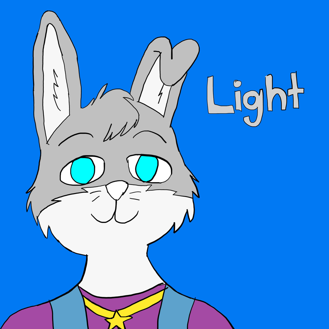 The Second Light Rabbit Light the Rabbit (Fanart/Colored Version) by KJMohami2009 on DeviantArt