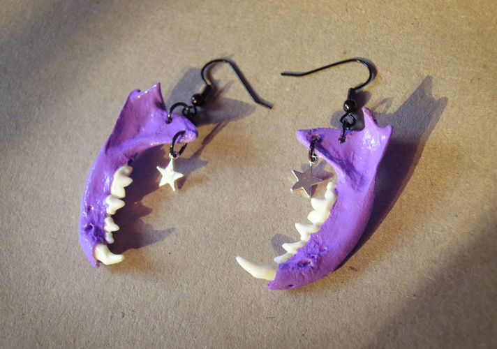 Mink Jaw - Lavender and Silver