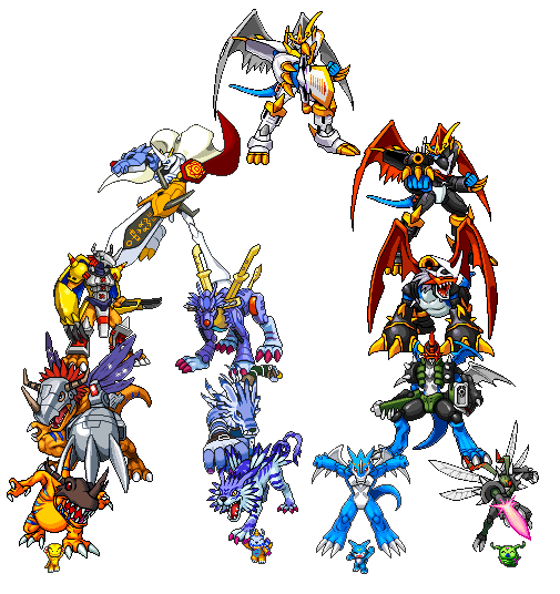 Imperialdramon PM Line by Deluxor23 on DeviantArt