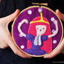 Princess Bubblegum Embroidery Hoop