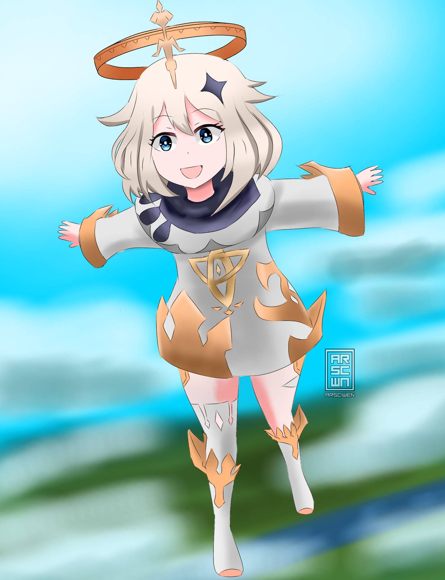 Paimon by Arsciwenarts on DeviantArt