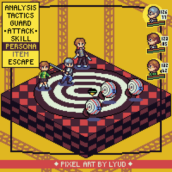 Persona Pixel Art