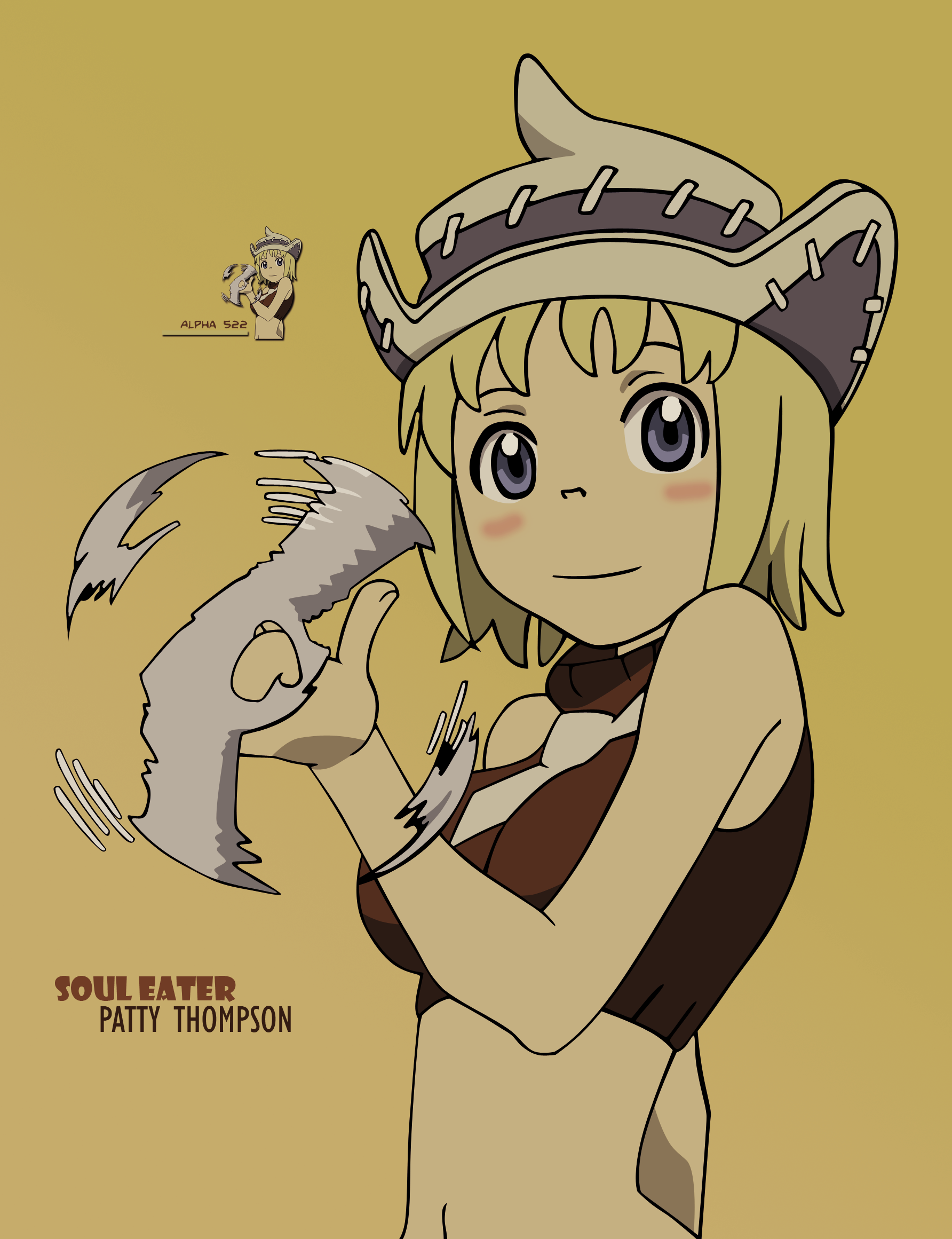 Patty Soul Eater Vector