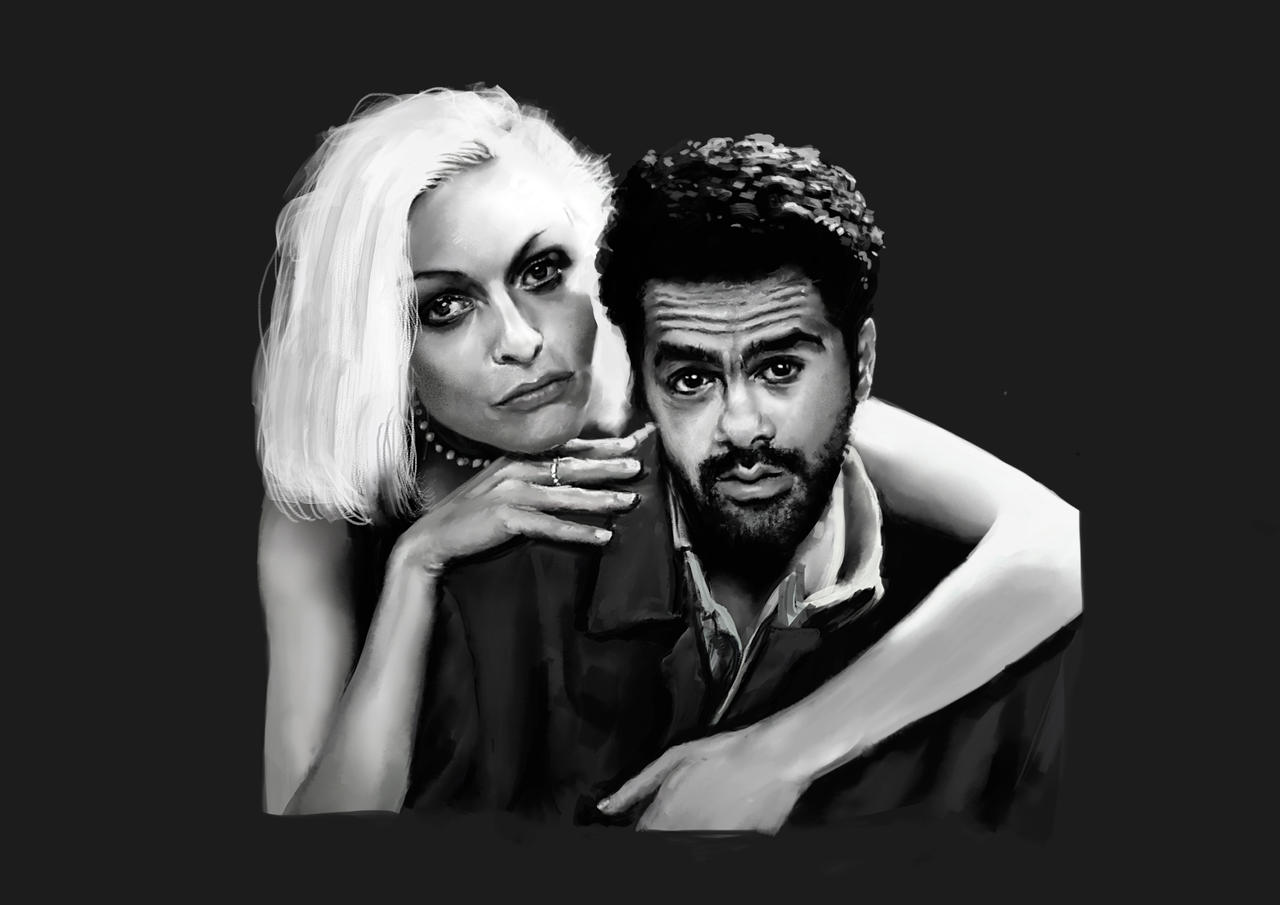 A Portrait Of A Jamel Debbouze And Rie Rasmussen By Avadim On Deviantart A Portrait Of A Jamel Debbouze And Rie Rasmussen By Avadim On Deviantart